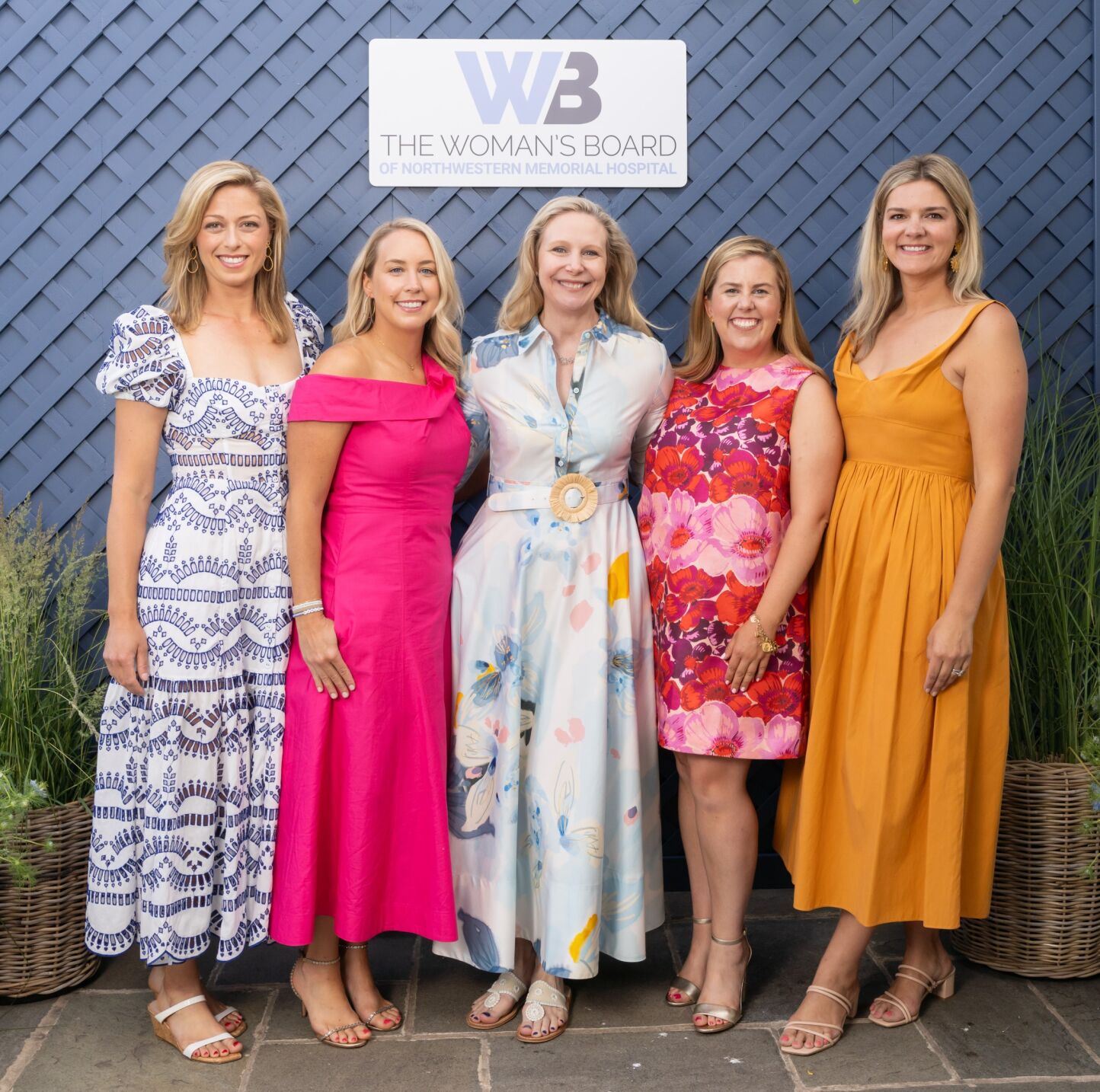 Co-chairs Emily Krall, Bridget Tully Vrabel, Board President Sarah Schrup, Annie Hudson and Emily Sturgess. (Photo by Subar Photography)